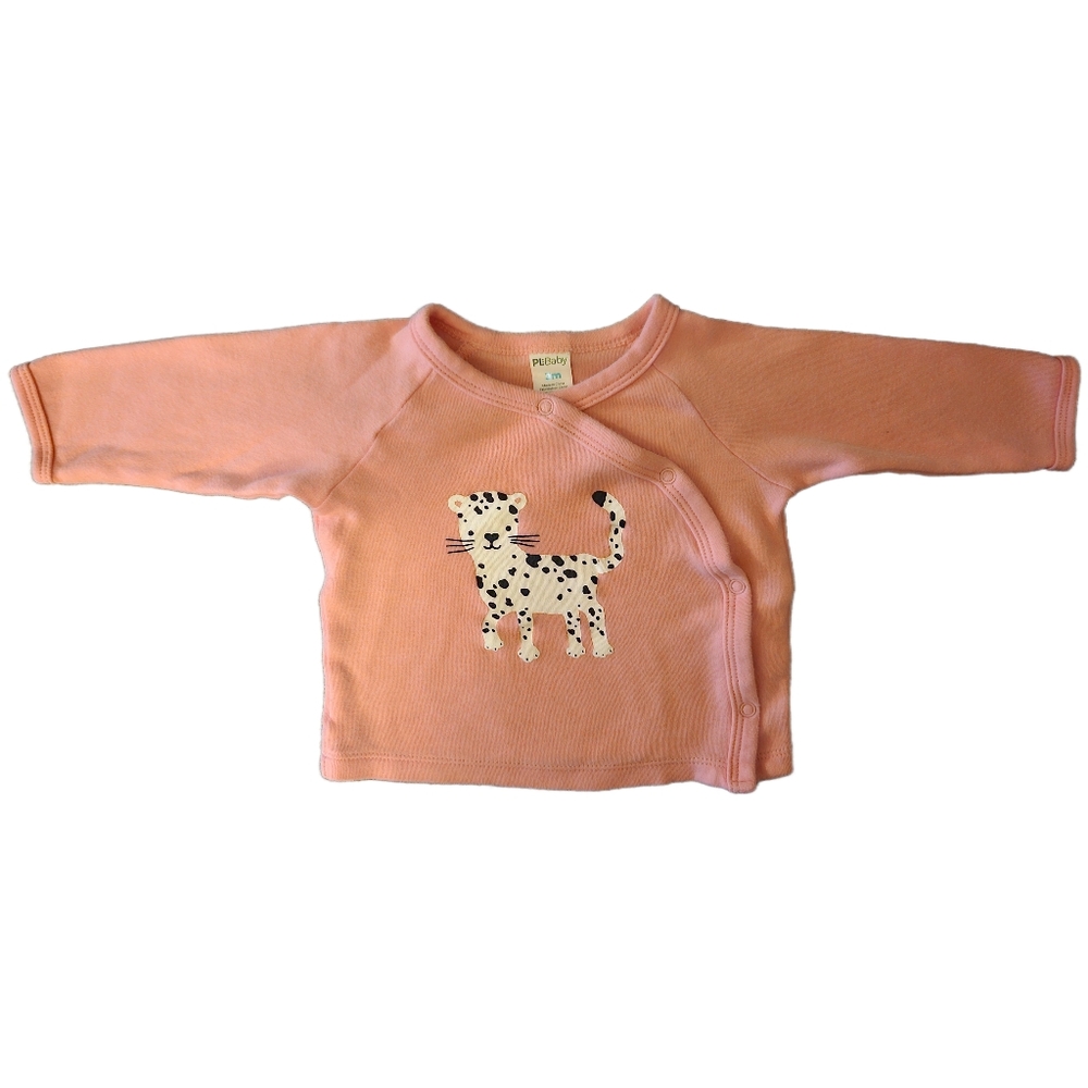 PL Baby Pink Leopard Top - 3M